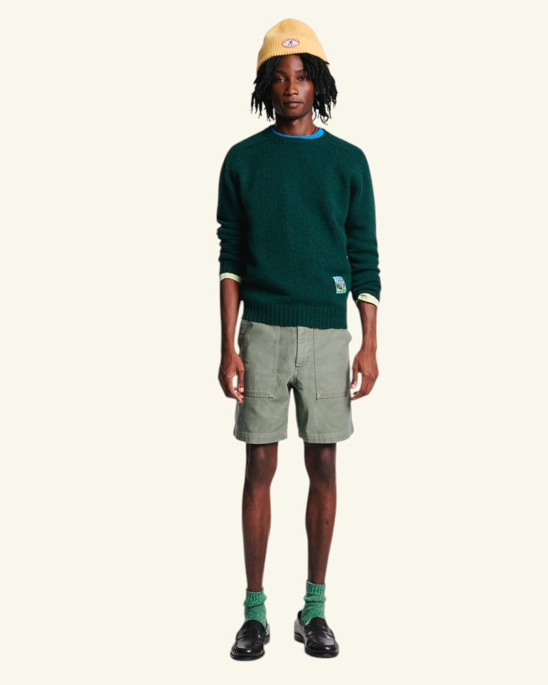 Au Vieux Campeur - Paid Holidays - Elliott Sweater - Forest Green