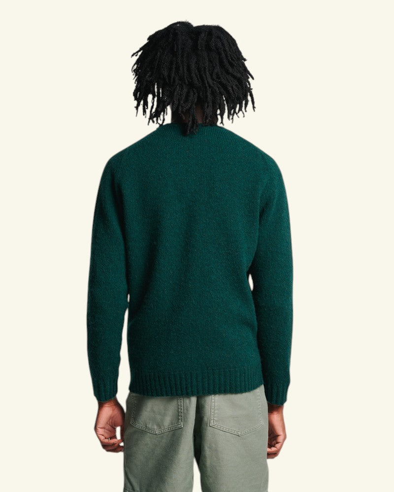 Au Vieux Campeur - Paid Holidays - Elliott Sweater - Forest Green