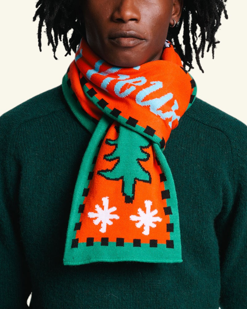 Au Vieux Campeur - Paid Holidays - Adrien Scarf - Red