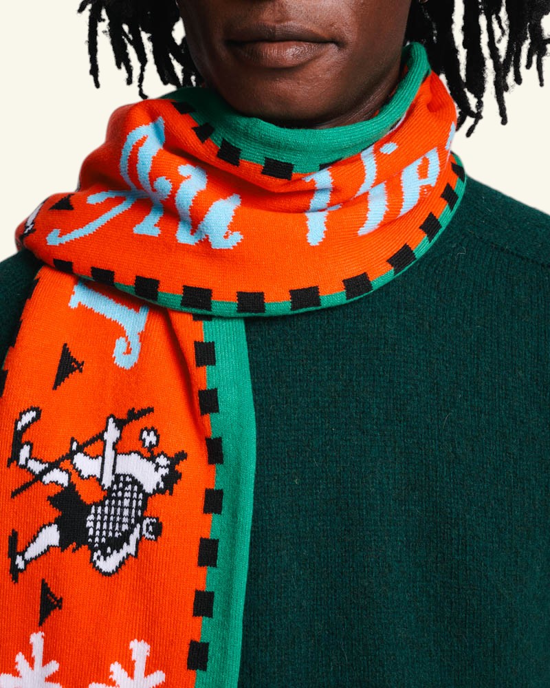 Au Vieux Campeur - Paid Holidays - Adrien Scarf - Red