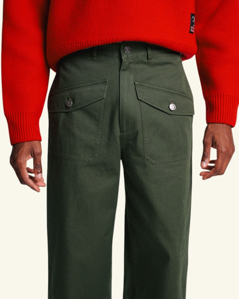 Au Vieux Campeur - Paid Leave - Montana Pants - Olive