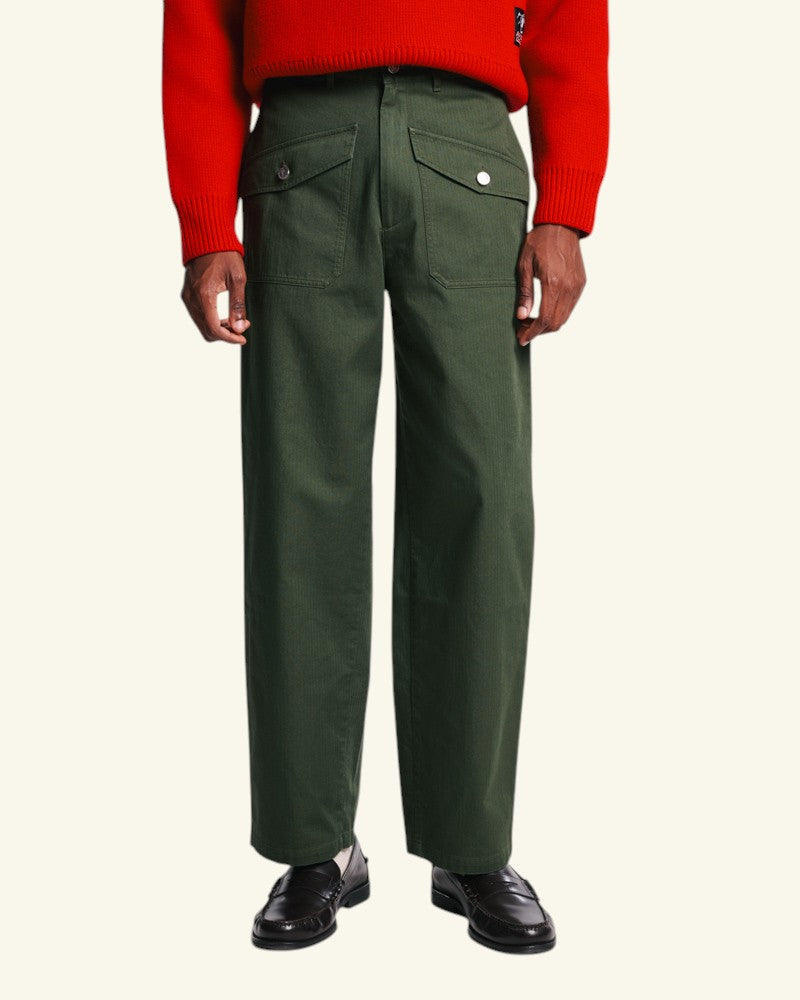Au Vieux Campeur - Paid Leave - Montana Pants - Olive