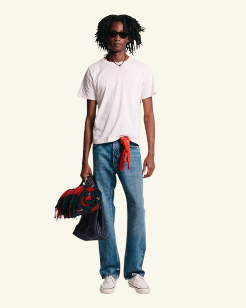 Au Vieux Campeur - Paid Holidays - Mercer T-shirt - Ecru
