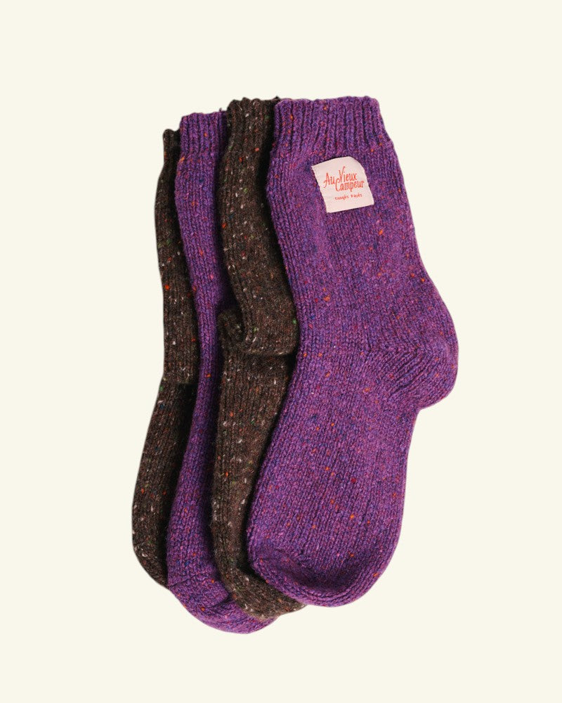 Au Vieux Campeur - Paid Holidays - Fenway Socks - Brown