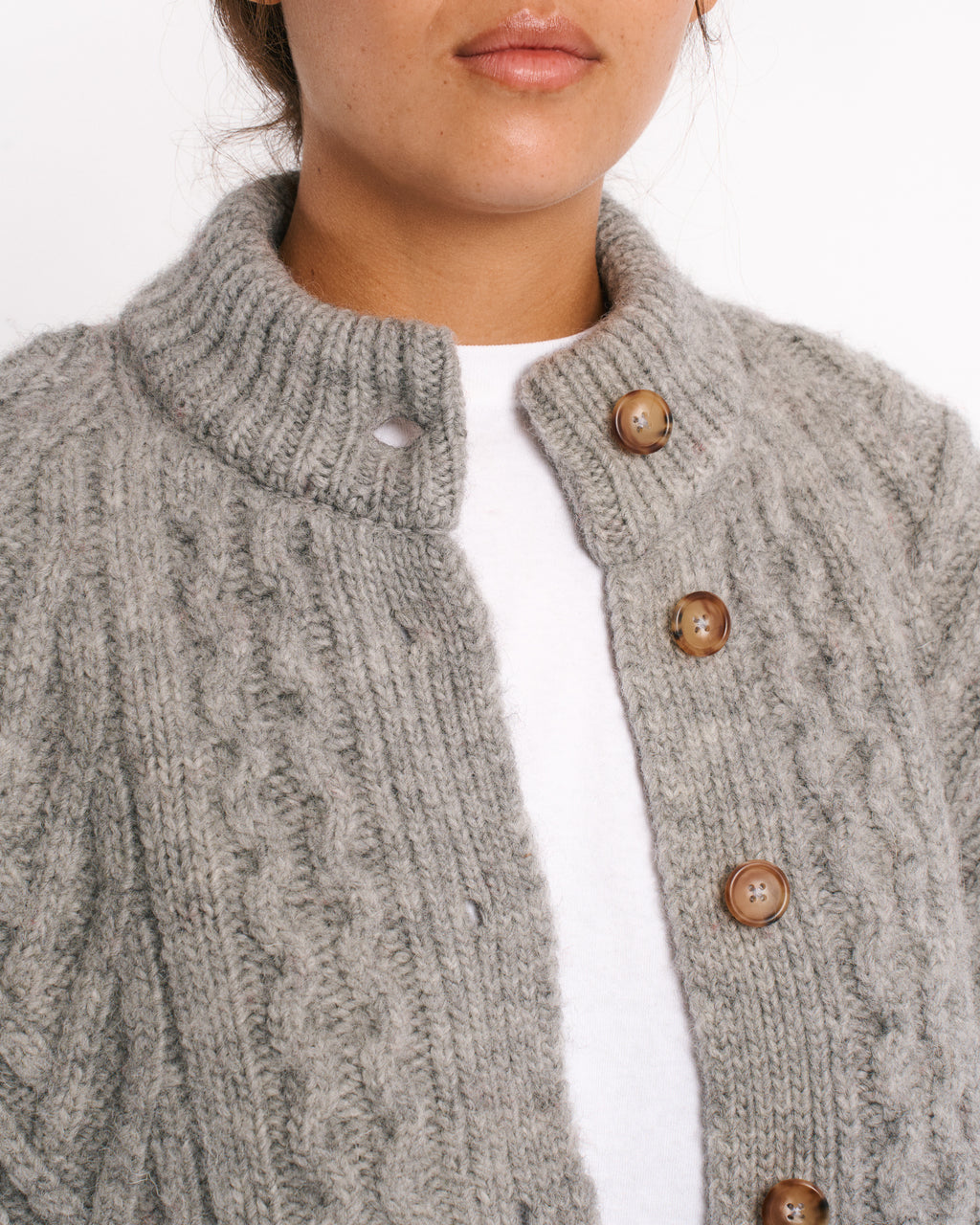 Au Vieux Campeur - Congés Payés - Cardigan Elena - Gris Chiné
