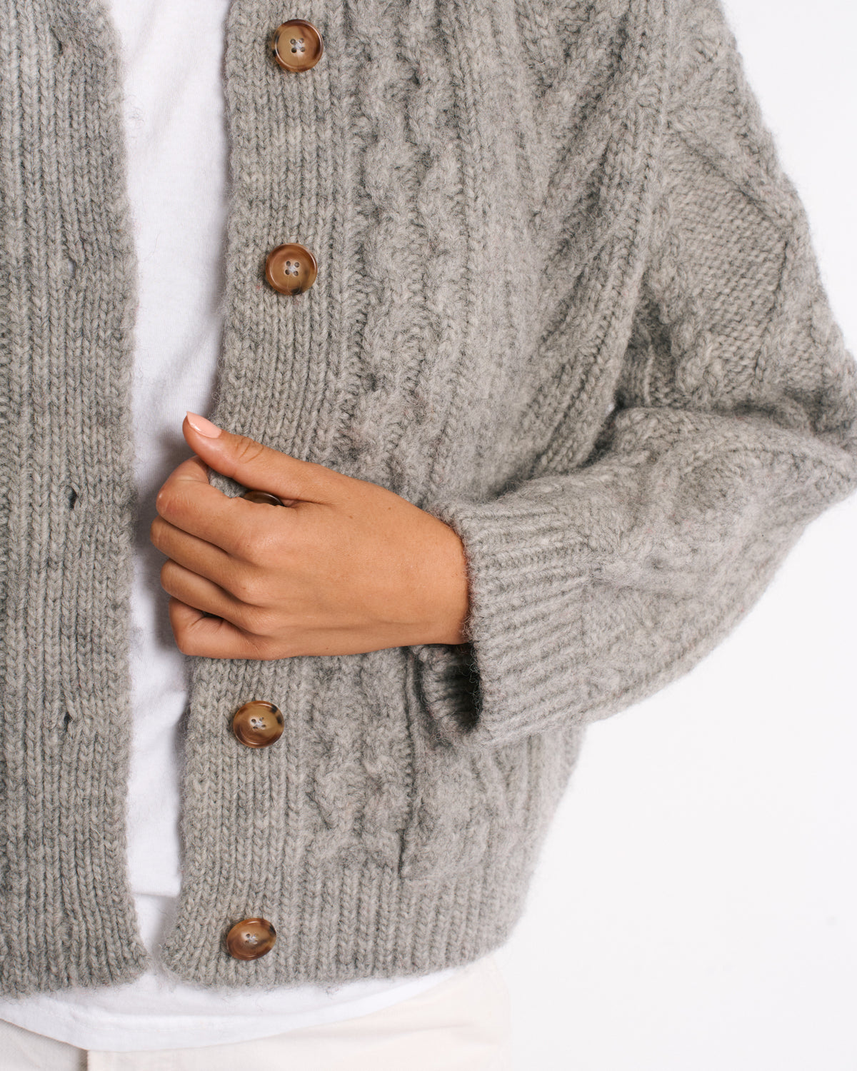 Au Vieux Campeur - Congés Payés - Cardigan Elena - Gris Chiné