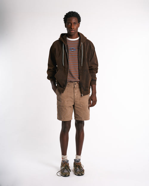 Au Vieux Campeur - Paid Holidays - Felix hooded sweatshirt - Khaki