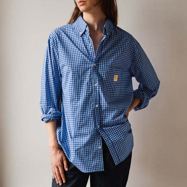 Merci - Chemise Sacha - Carreaux Bleu