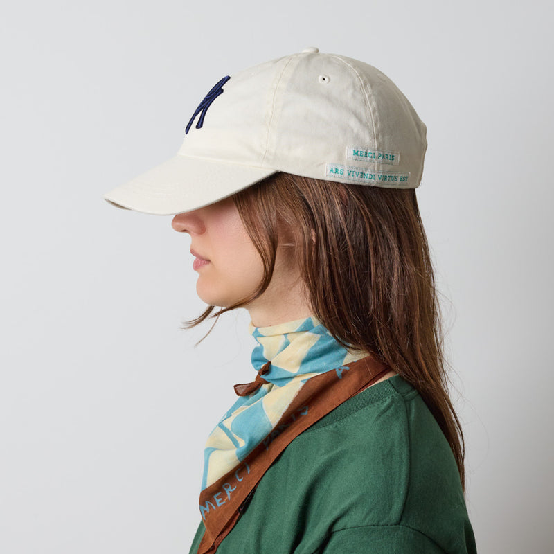 Merci - Casquette MP - Ecru & Marine