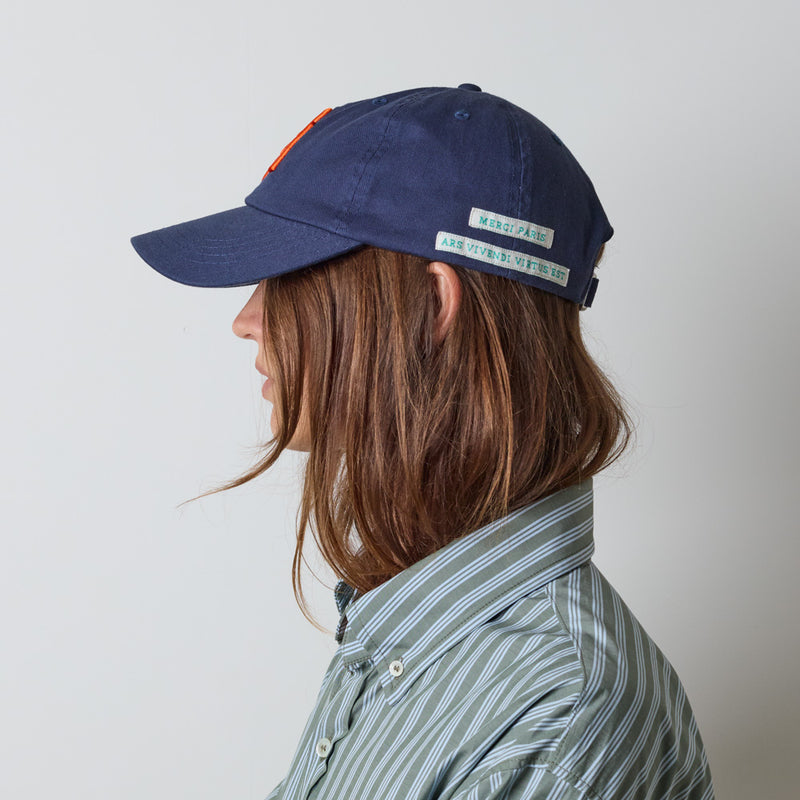 Merci - Casquette MP - Marine & Orange