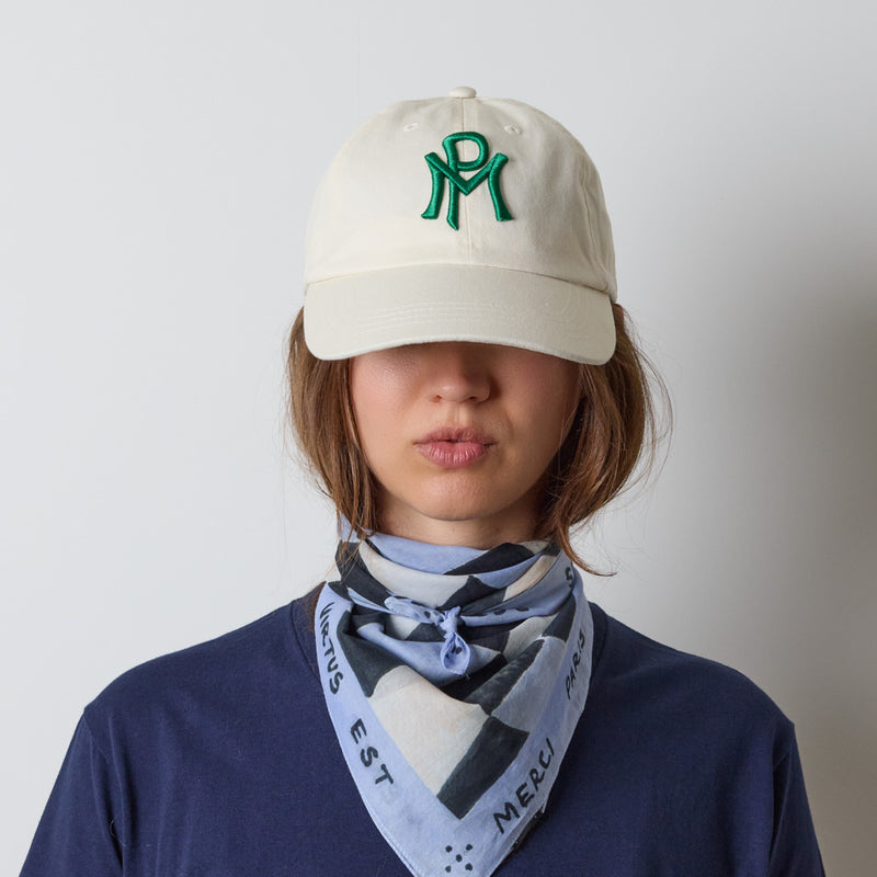 Merci - Casquette MP - Ecru & Vert
