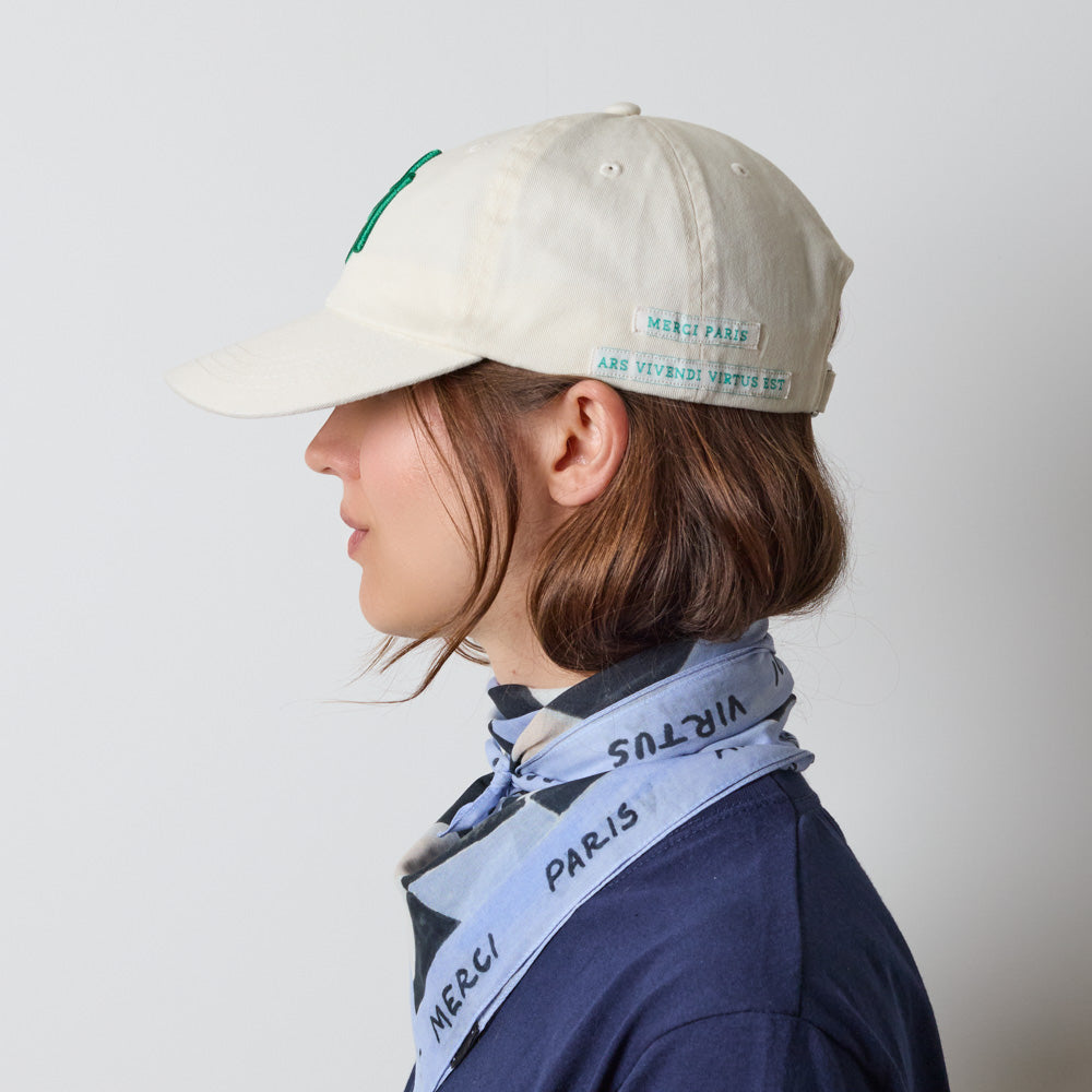 Paris merci キャップ Merci♥ノンメルシー刺繍キャップ 6色 ユニセックス_パリ