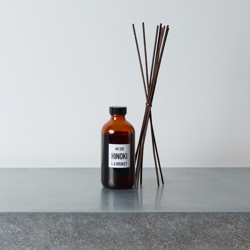 Diffuseur à bâtonnets L:A BRUKET - N°204 Hinoki