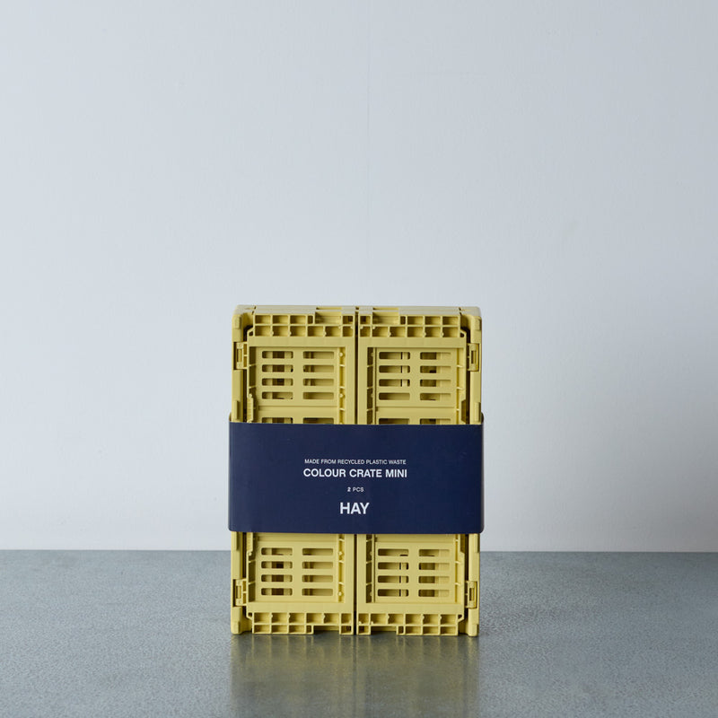 Set 2 cagettes - Hay - Mini Dust Yellow