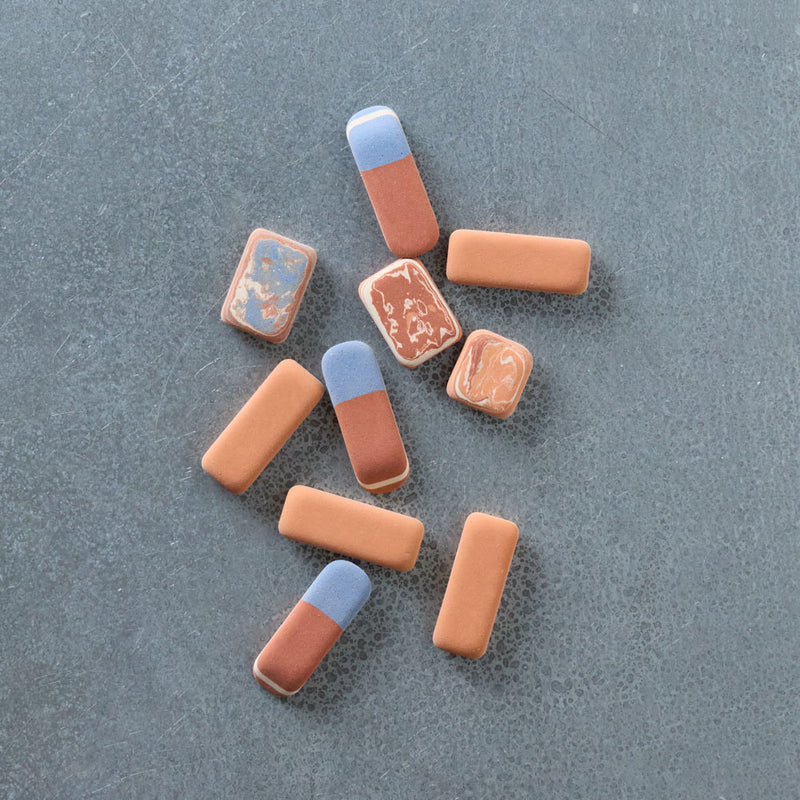 Gomme Pebble - Bicolore