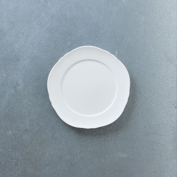 Assiette plate Silhouette - Blanc