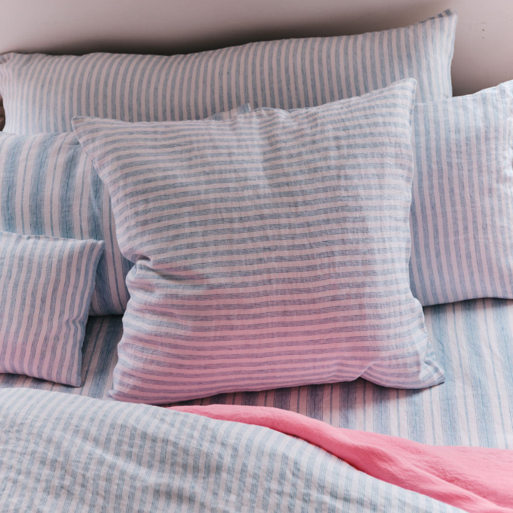 Taie D'oreiller Extra Longue En Coton De Couleur Unie (48 X