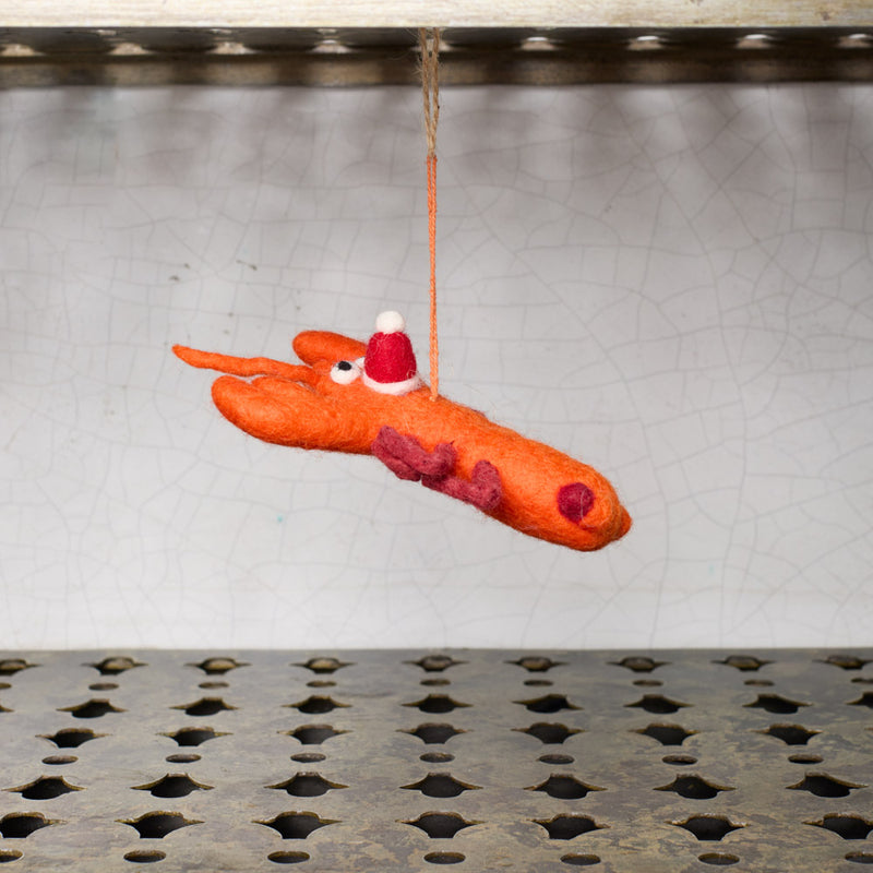 Ornement tissé - Homard festif