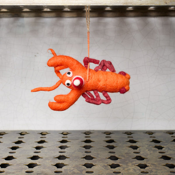 Ornement tissé - Homard festif