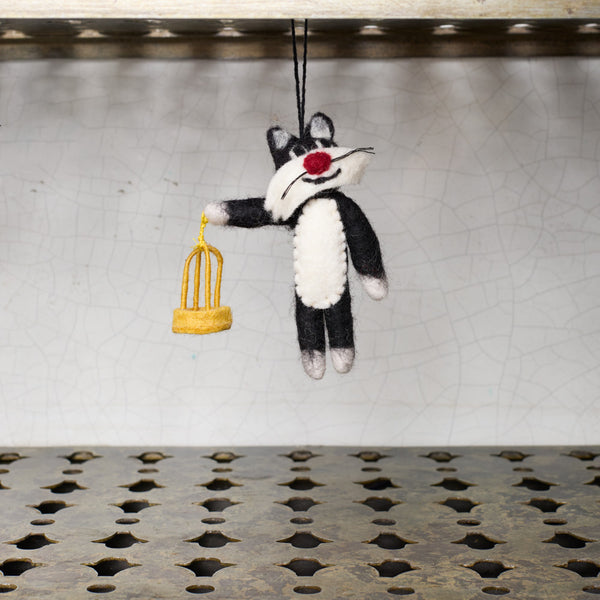 Ornement tissé - Chat