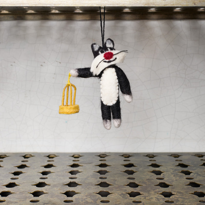 Ornement tissé - Chat