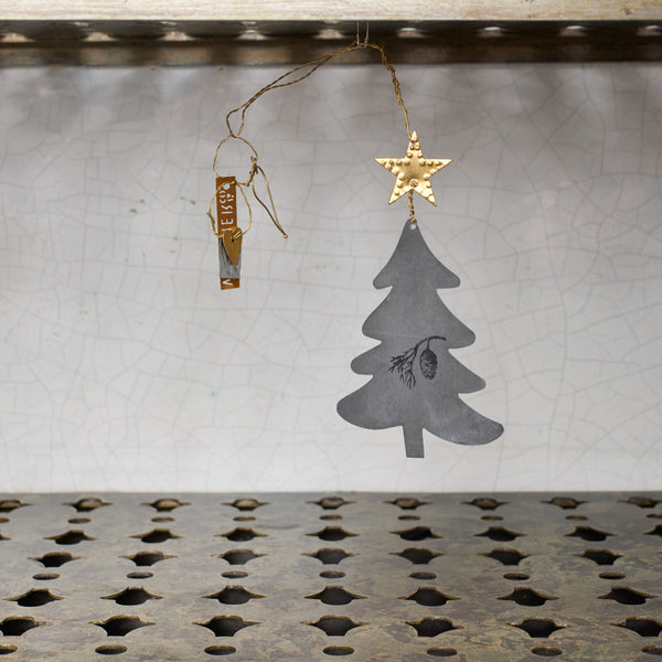 Ornement - Sapin argenté