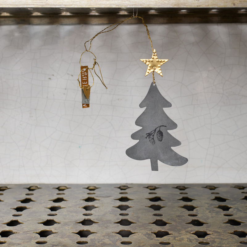 Ornement - Sapin argenté