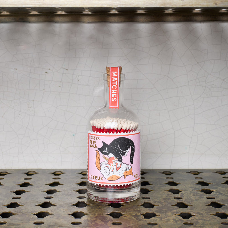 Flacon de 125 allumettes - Chats