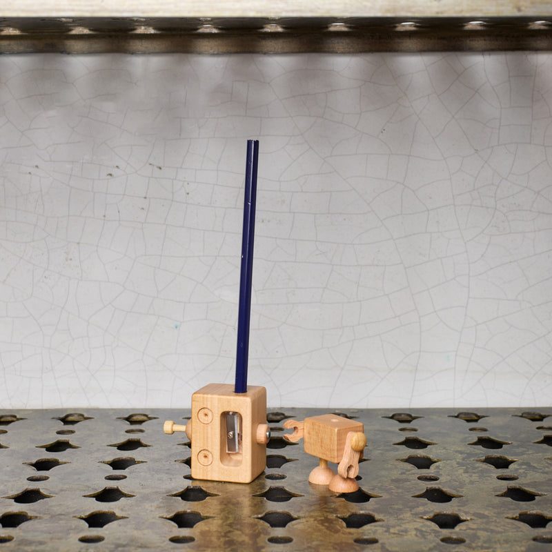 Taille crayon en bois -Robot