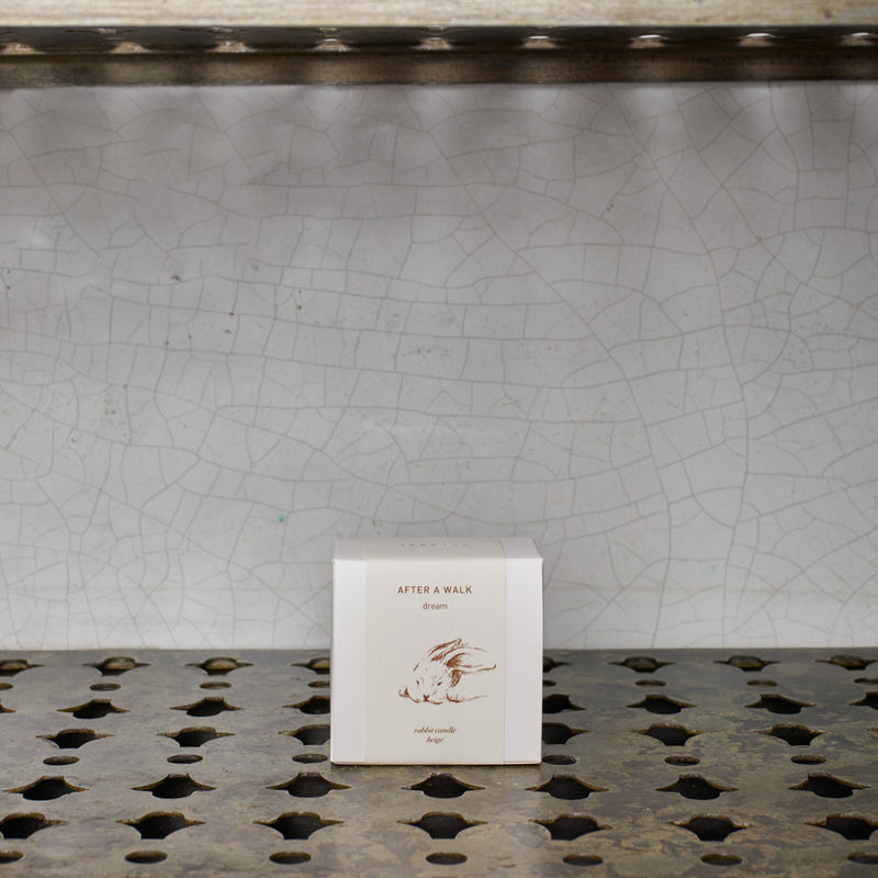 Bougie lapin - Beige