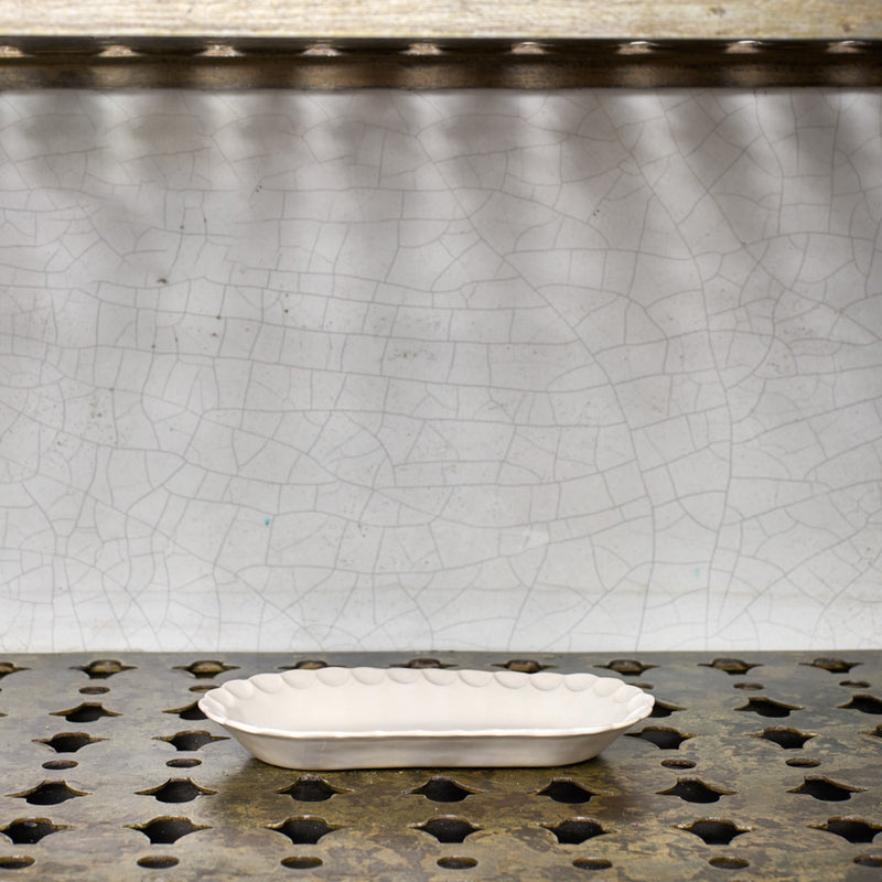 Coupelle ovale Margueritte - Blanc - Atelier Sôvage