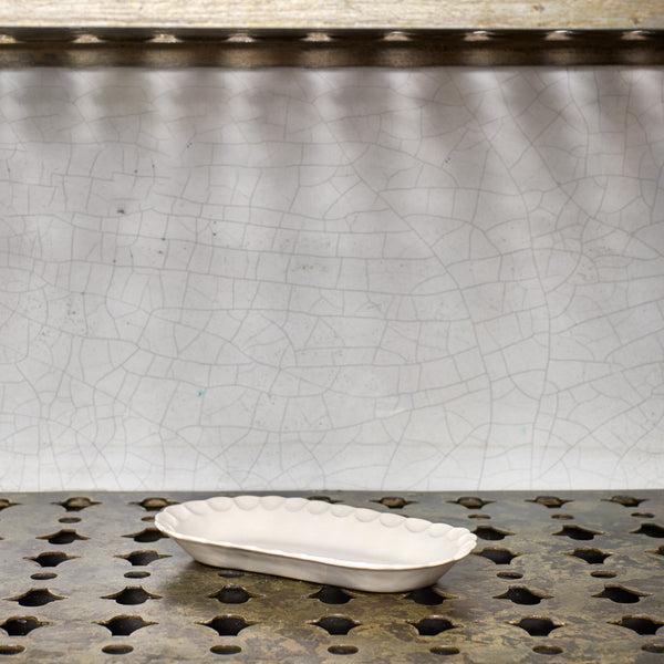 Coupelle ovale Margueritte - Blanc - Atelier Sôvage