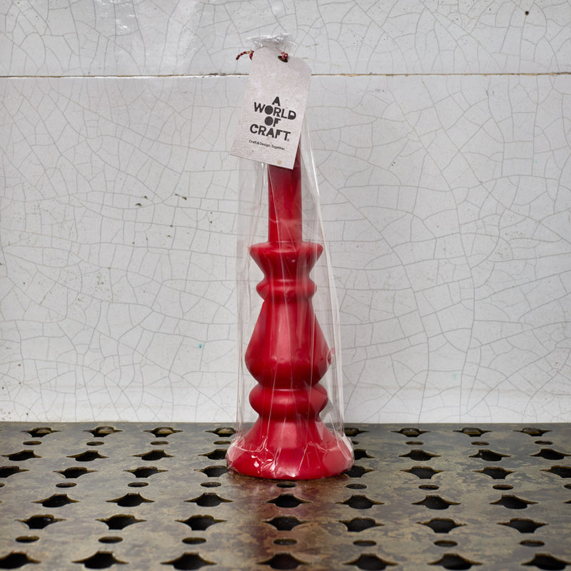 Bougie Glow rouge - Afroart