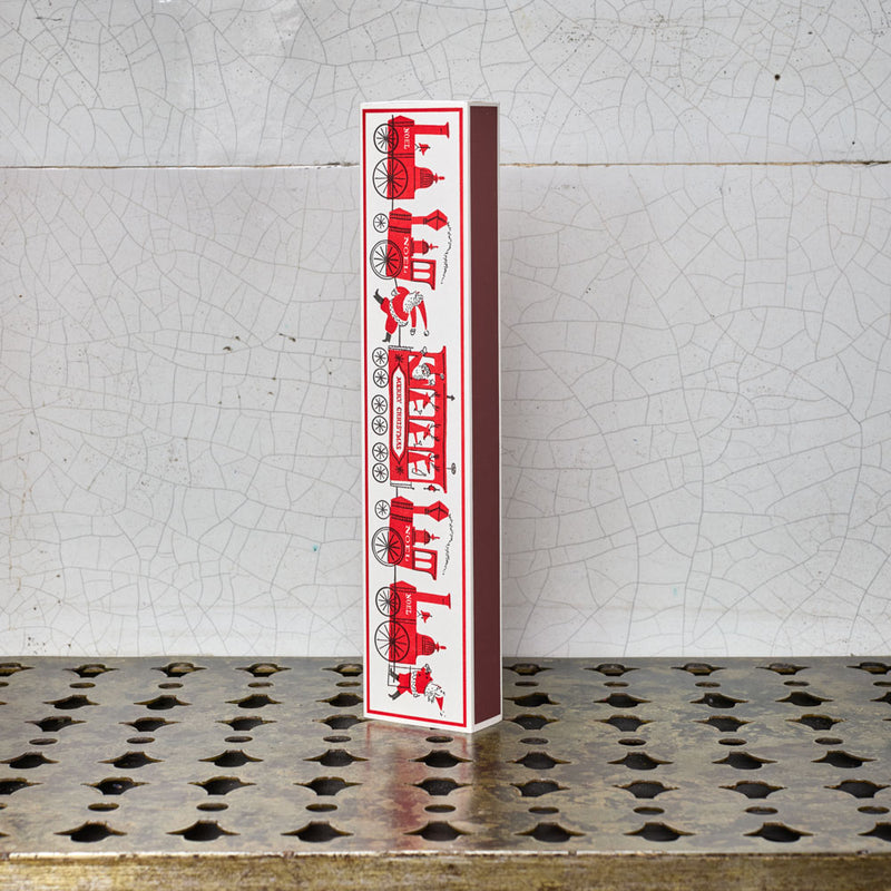 Boîte de 45 allumettes longues - Train de Noël