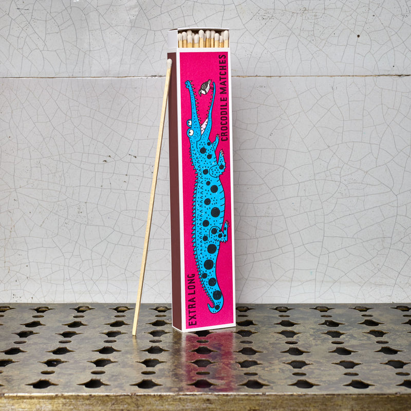 Boîte de 45 allumttes longues - Crocodile