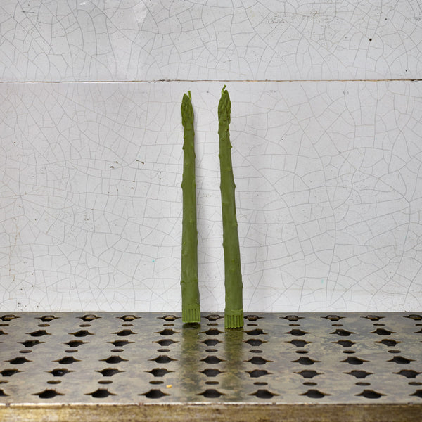 Lot de 2 bougies - Asperges