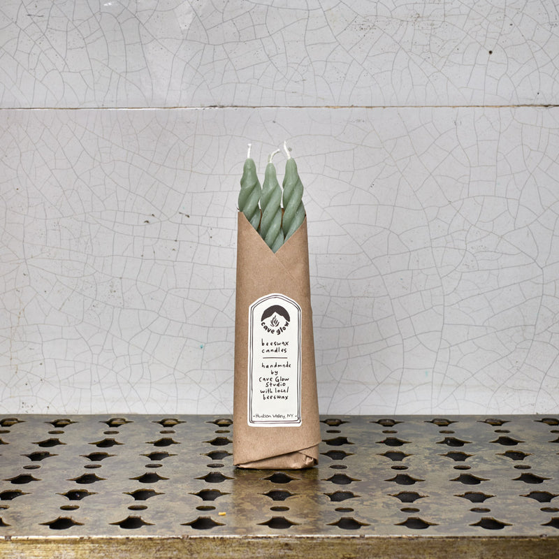 Lot de 3 bougies spirales - Sauge