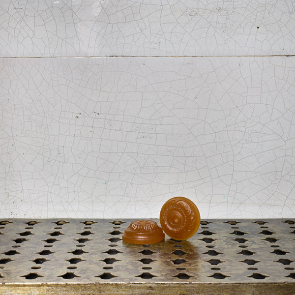 Coffret de 2 bougeoirs - Vieille cire