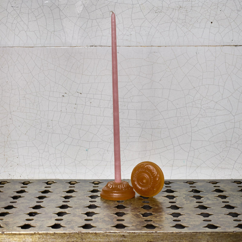 Coffret de 2 bougeoirs - Vieille cire