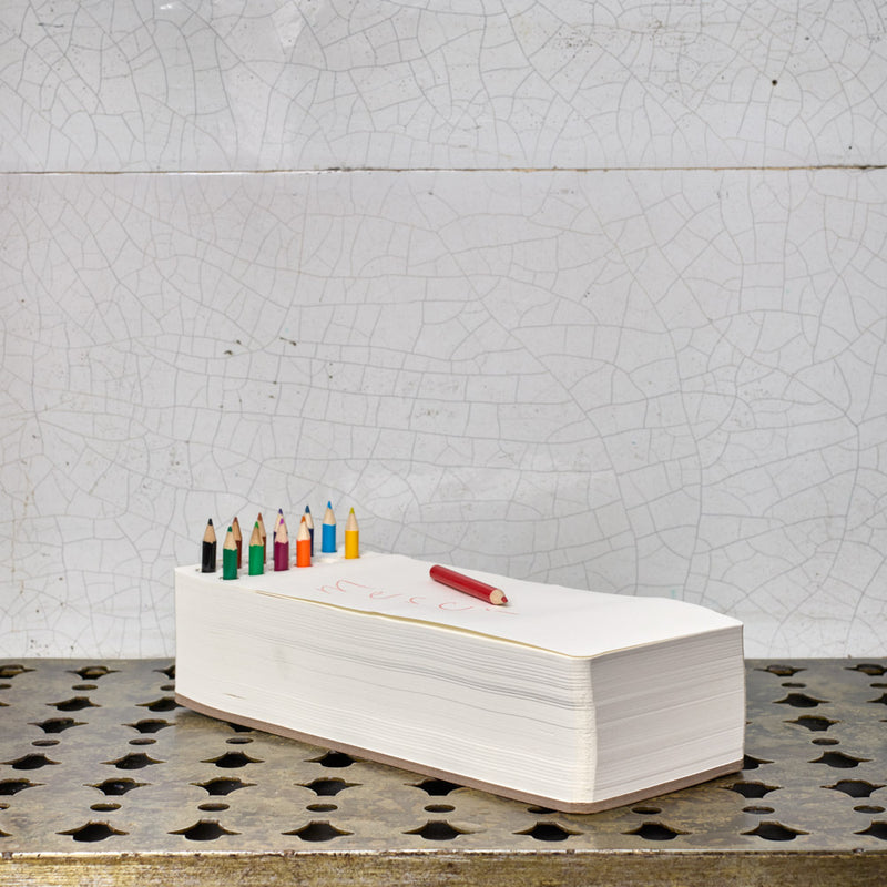 Set - bloc à dessin et crayons de couleurs