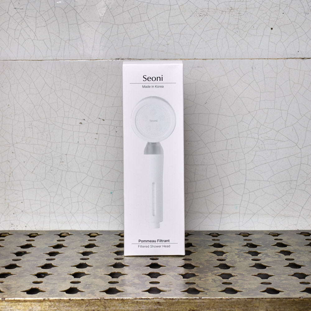 Pommeau De Douche Filtrant Seoni - Anti-calcaire, Haute Pression - Facile à Installer Sans Outil - Inclut 5 Filtres De Rechange