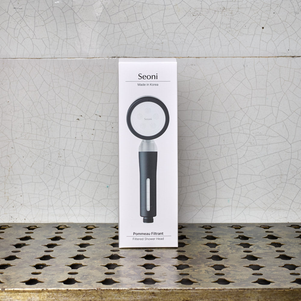Pommeau De Douche Filtrant Seoni - Anti-calcaire, Haute Pression, Facile à Installer, Filtre Pour Peau Et Cheveux (5 Filtres Inclus)