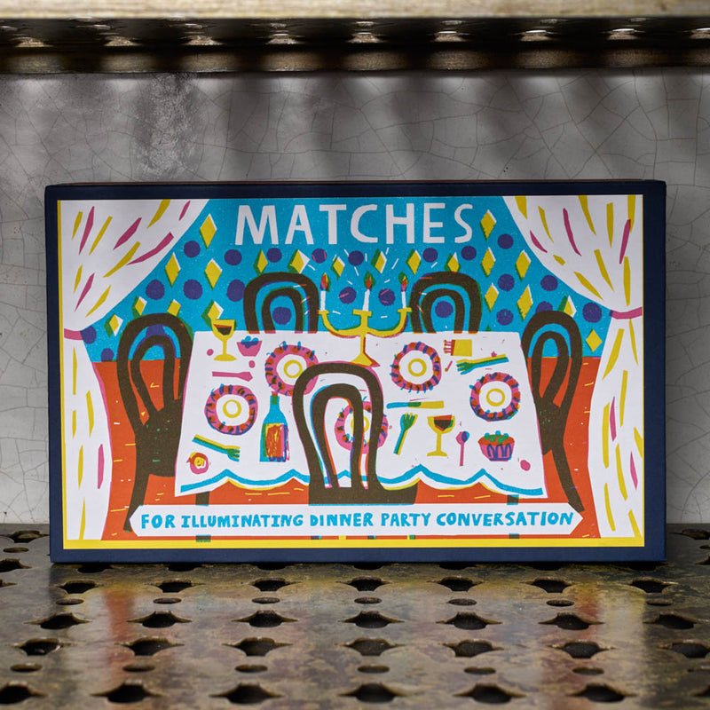 Boîte géante de 150 allumettes - Dîner de Noël