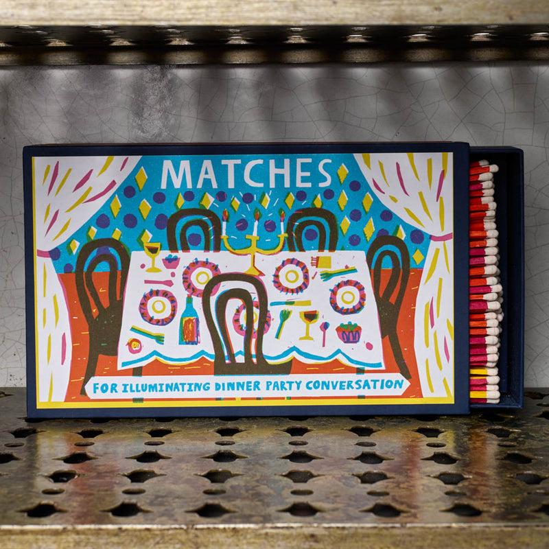 Boîte géante de 150 allumettes - Dîner de Noël