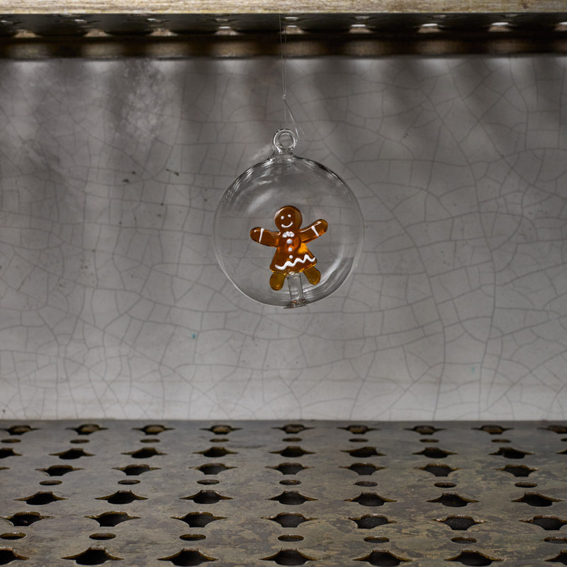 Boule de Noël - Bonhomme en pain d'épices