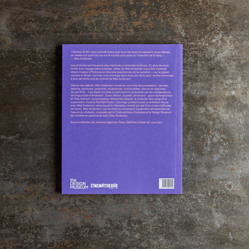 Livre - The Archives - Wes Anderson