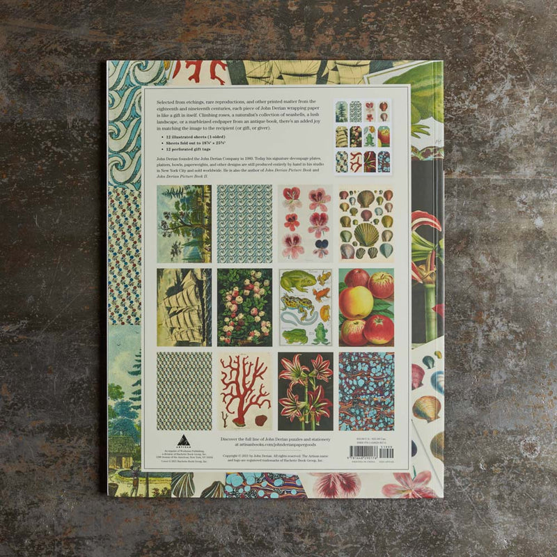 Livre - John Derian - Papiers cadeaux et étiquettes