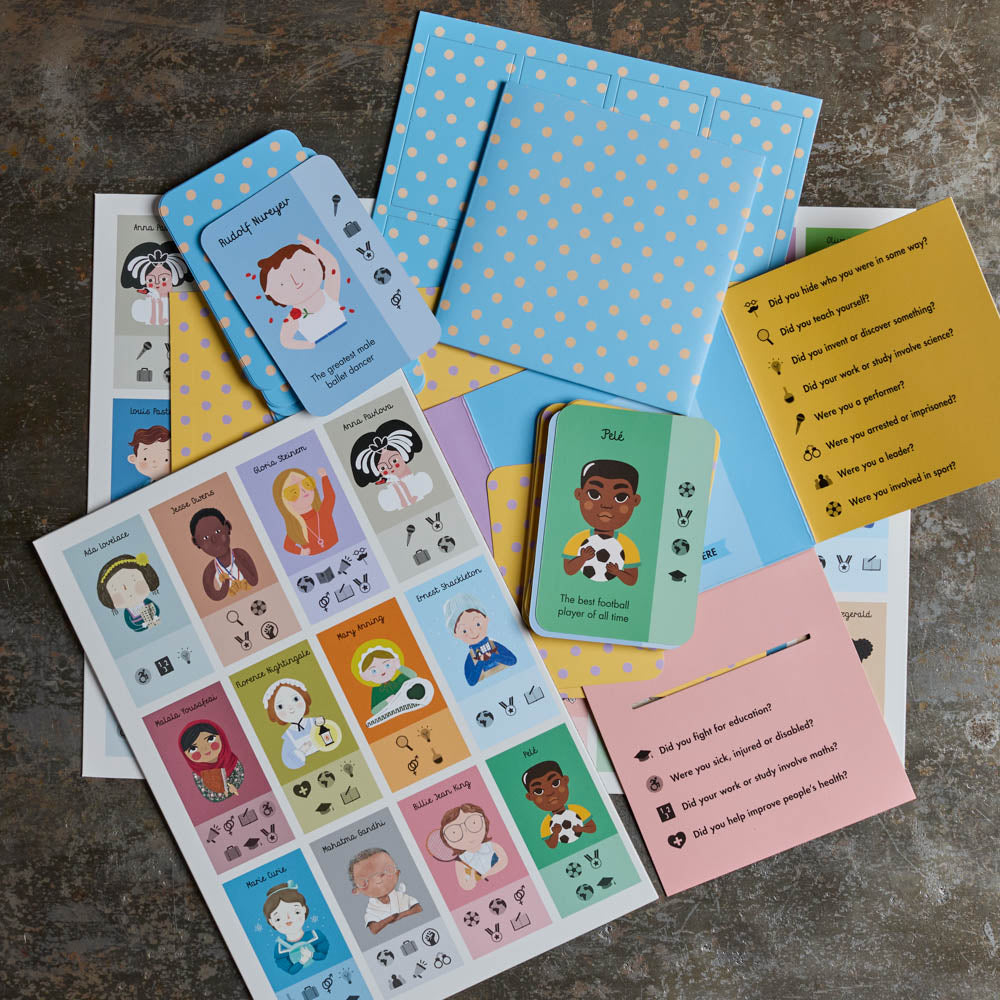 Kaddo Who Am I? Gioco Da Tavolo Indovinelli Little People Big Dreams, 48 Carte, 6+ Anni