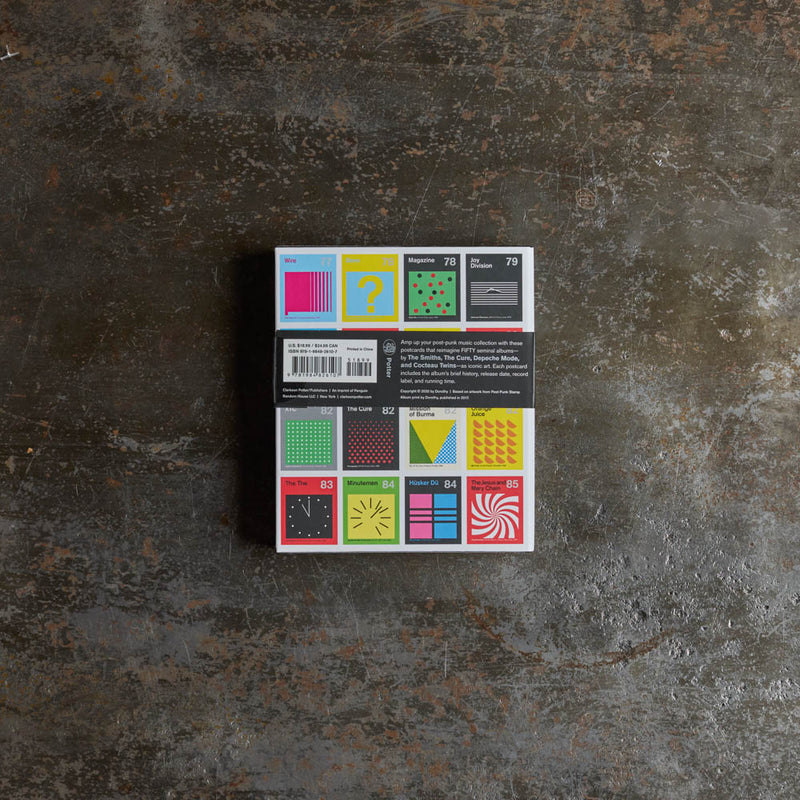 Boîte de cartes postales - Post-punk