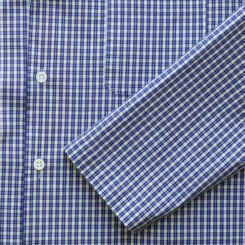 Merci - Pyjama en Coton - Carreaux Bleu